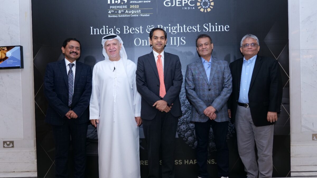 GJEPC Along With The Embassy of India In UAE organizes India Jewellery Exposition Centre (IJEX) BSM In Conjunction with IIJS Premiere 2022 Roadshow In Dubai