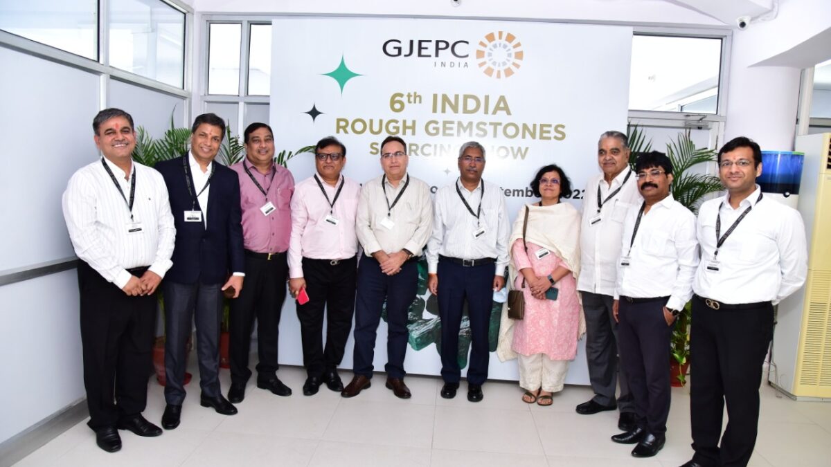 GJEPC Organises the 6th India Rough Gemstone Sourcing Show (IRGSS) In Jaipur.