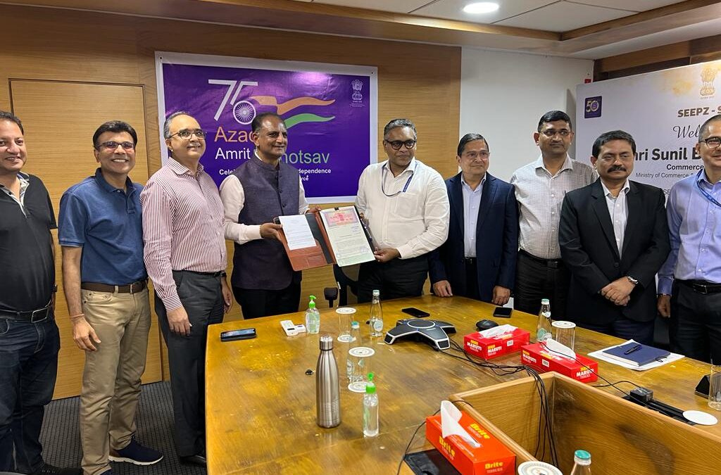 GJEPC & SEEPZ Sign An MoU For Execution And Running Of The Mega CFC For Gem & Jewellery Industry At SEEPZ, Mumbai