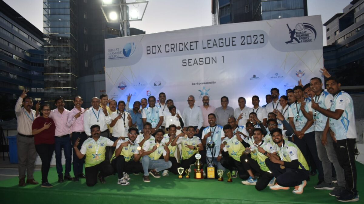 Bharat Diamond Sports League ‘BOX CRICKET’ Under-Arm Tournament a Huge Success