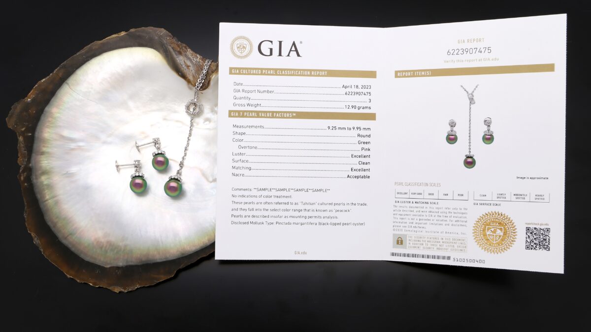 GIA Adds “Peacock” Color Range Comment to All Pearl ReportsProtecting consumers and meeting trade needs